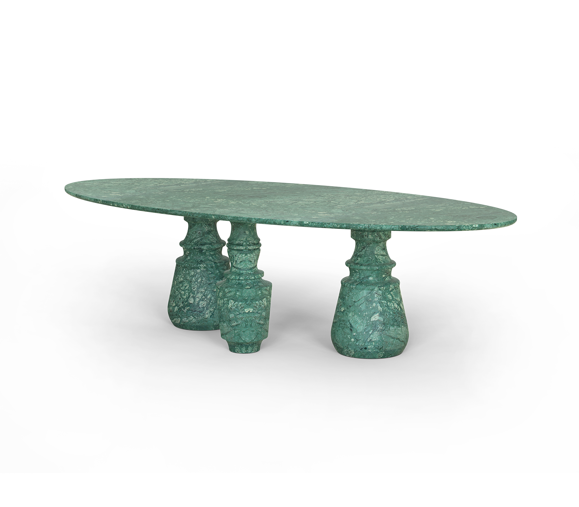 Pietra Oval XL Marble Dining Table