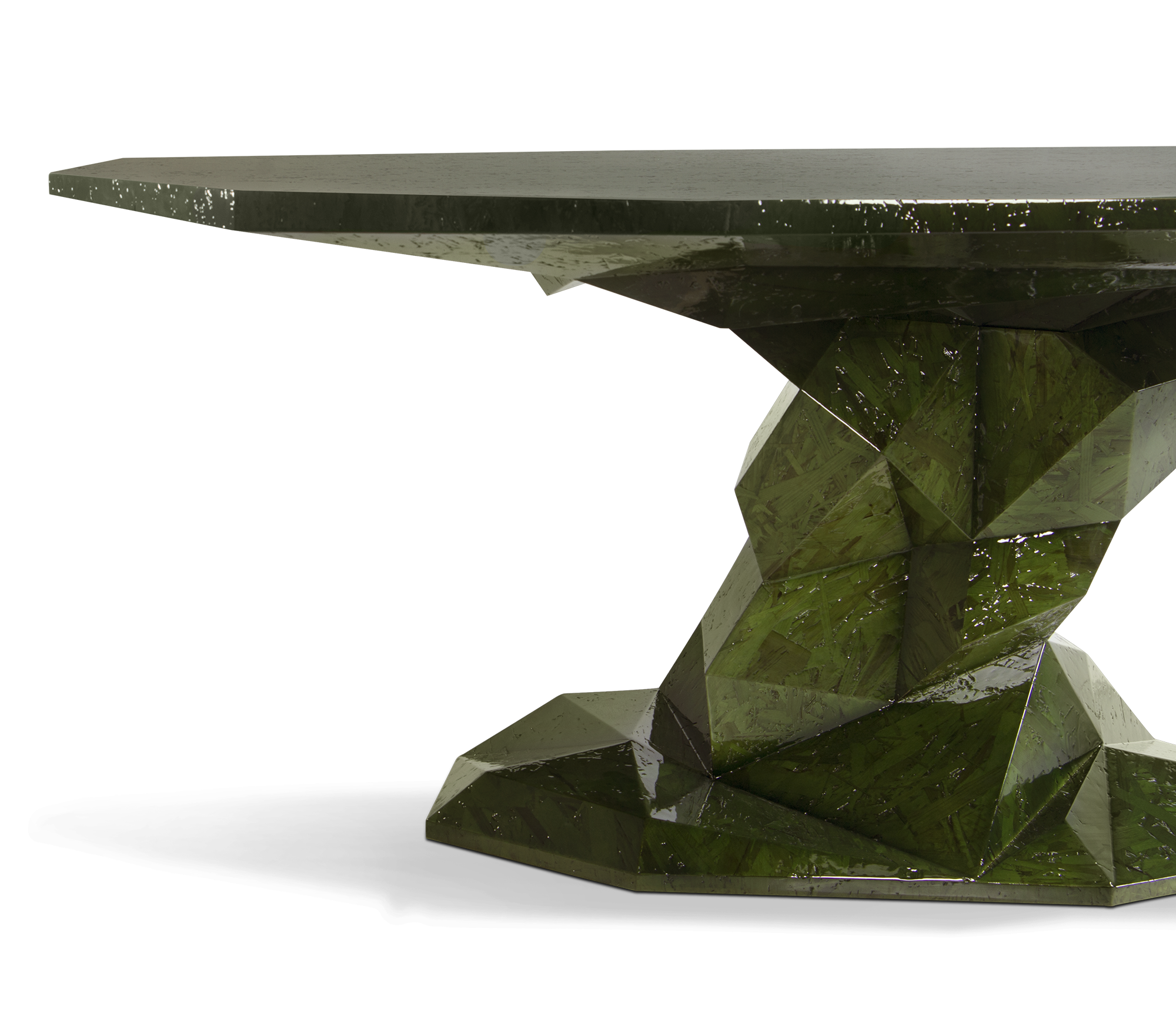 Bonsai Dining Table with Minimalism & Personalized Faceted Dining Table
