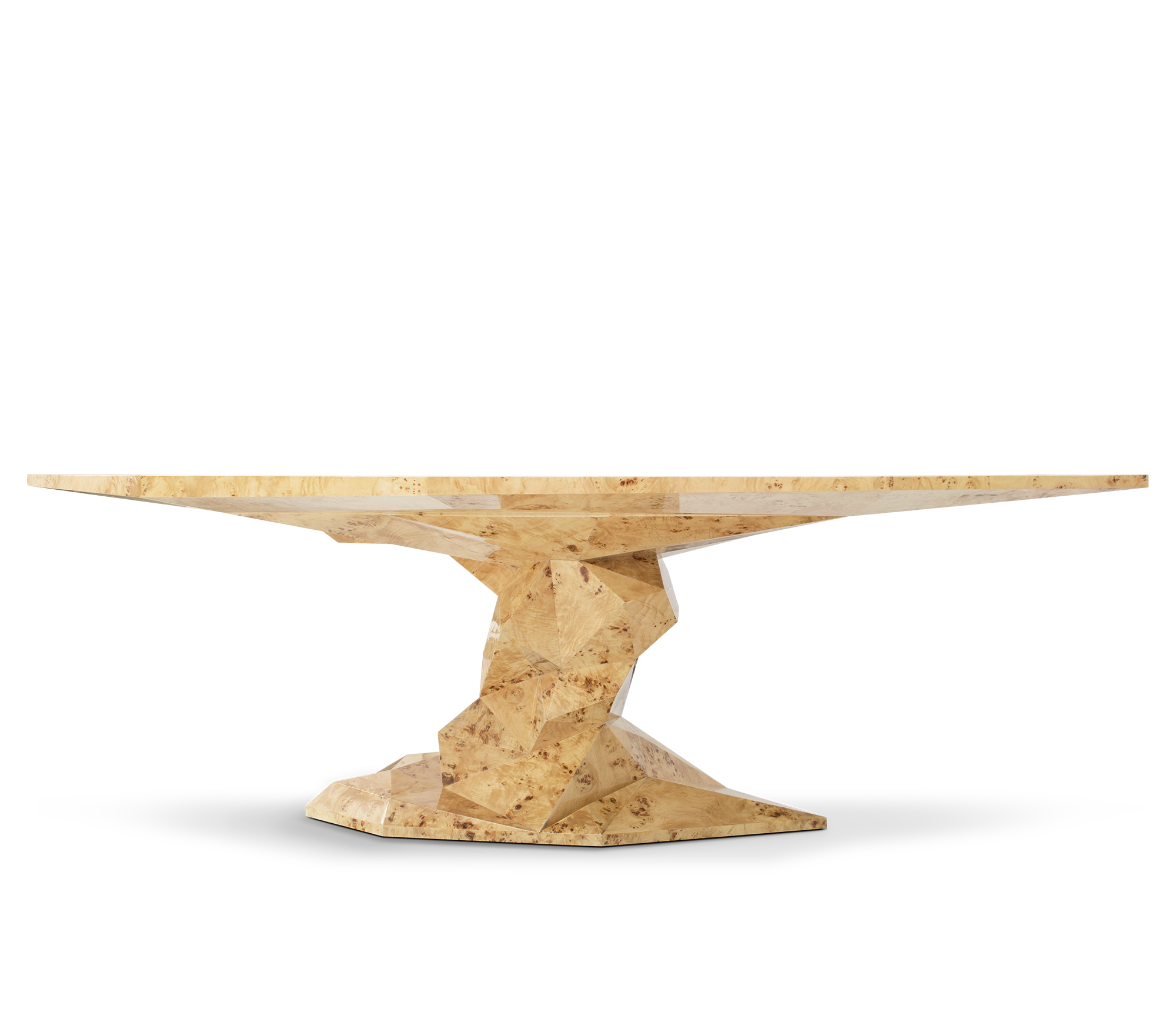 Bonsai Dining Table with Minimalism & Personalized Faceted Dining Table