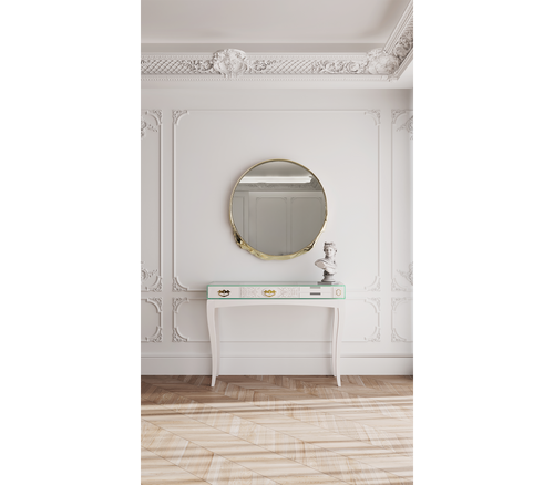 Soho Consoles with Modern Lacquered Entryways Cabinet Table