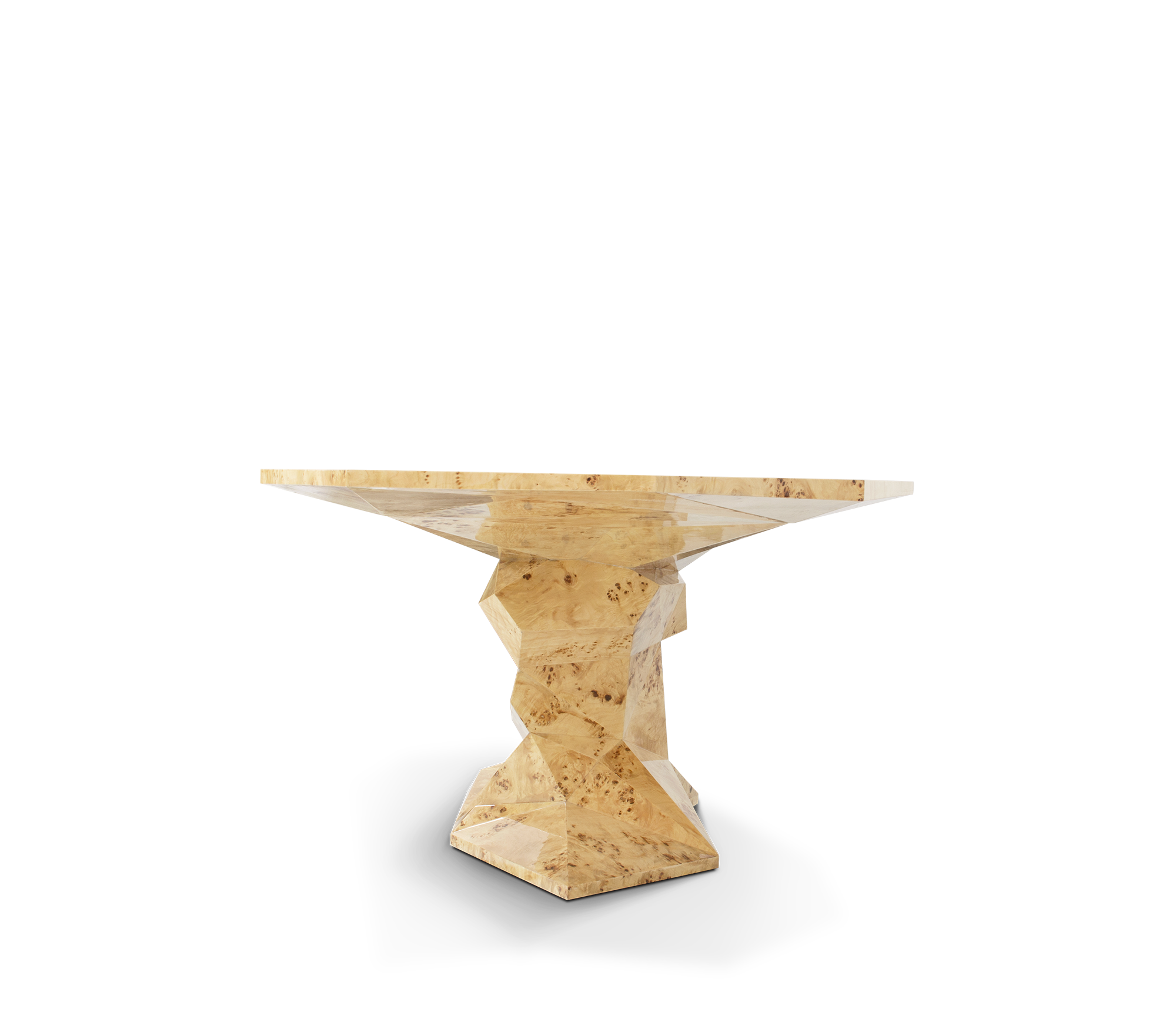 Bonsai Dining Table with Minimalism & Personalized Faceted Dining Table