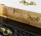 Frank Surreal Multi-Veneer Layered Luxury Nightstand
