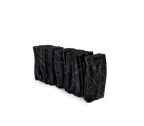 Monochrome Consoles Fluid Sculptural Resin Entryways Cabinet Table