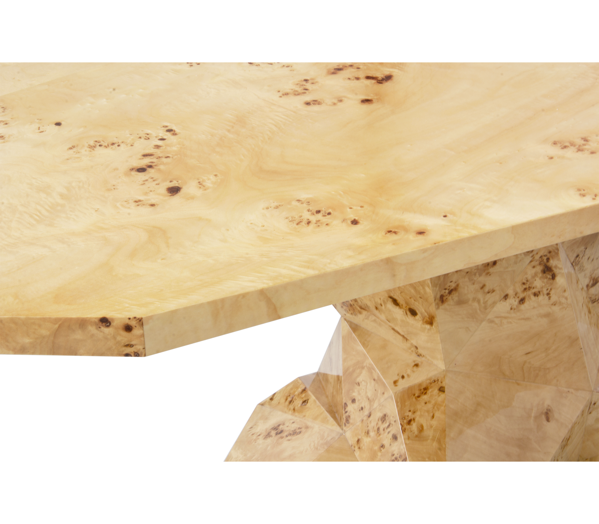 Bonsai Dining Table with Minimalism & Personalized Faceted Dining Table