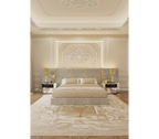 Lapiaz Kintsugi Velvet Polished Gold Luxury Headboard