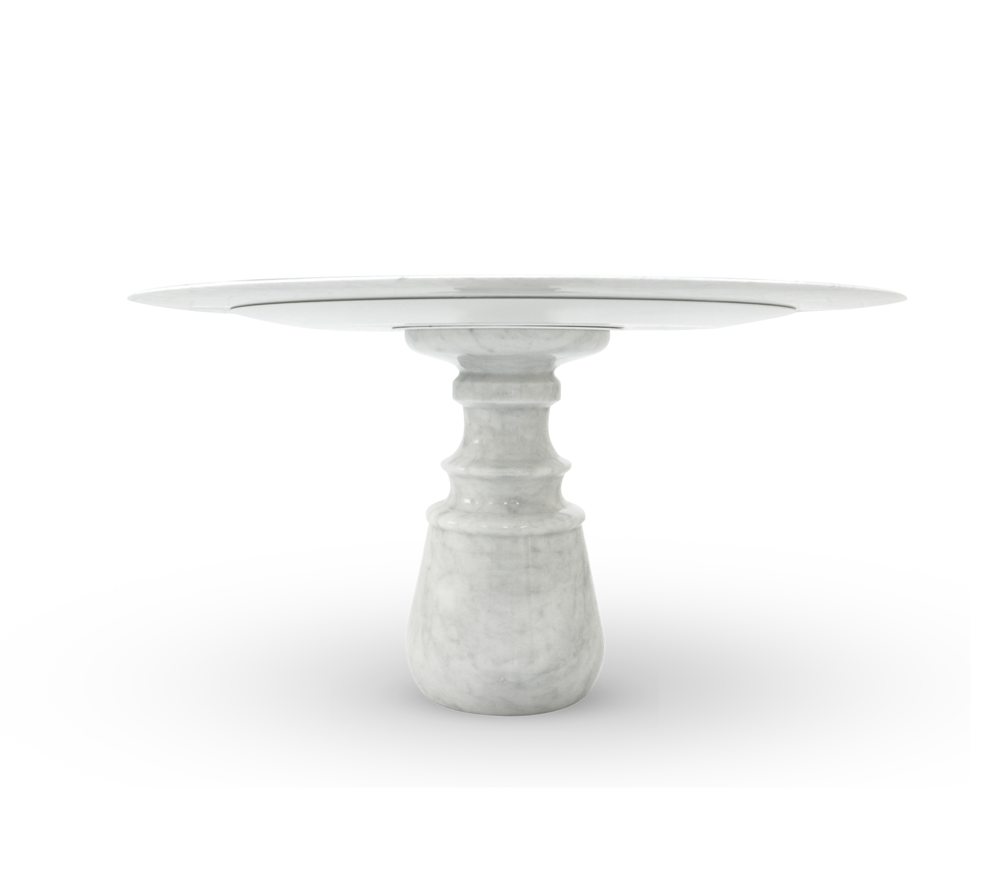 Pietra Round Classic Estremoz Marble Dining Table