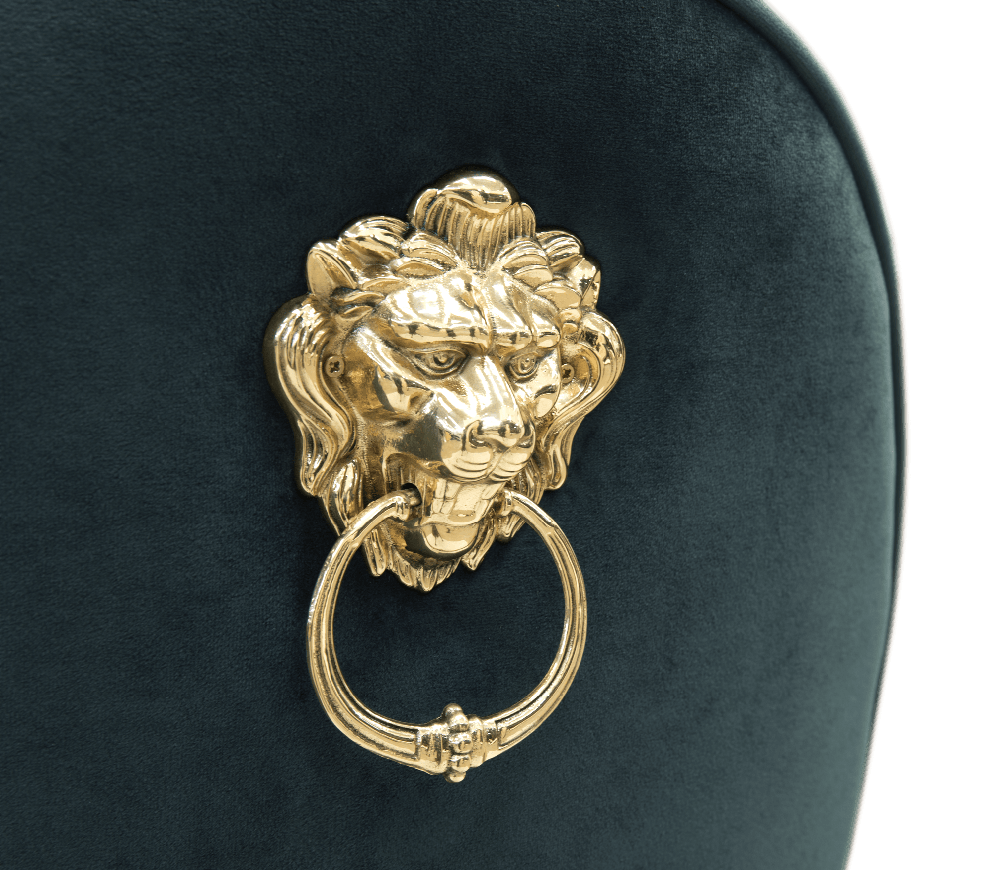Soleil Curved Brass Modern Luxury Dining Chair