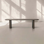 San Germani Espressotisch 72" Couchtisch mit Steinplatte Clement Untergestell Beistelltisch Teetisch