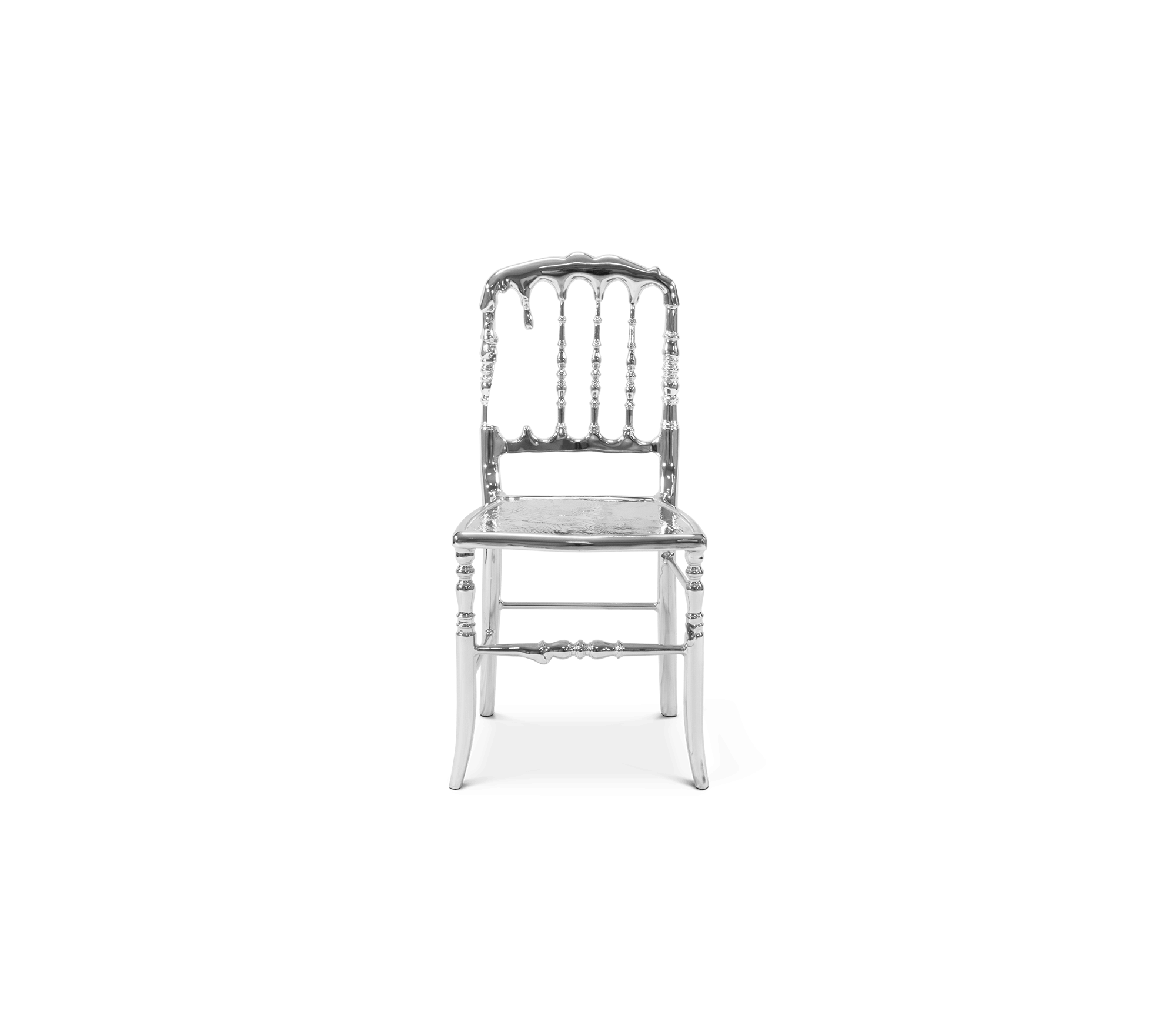Emporium Silver Surrealist Cast Aluminium Luxury Chair