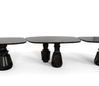 Pietra Nero Marquina Modular Dining Table