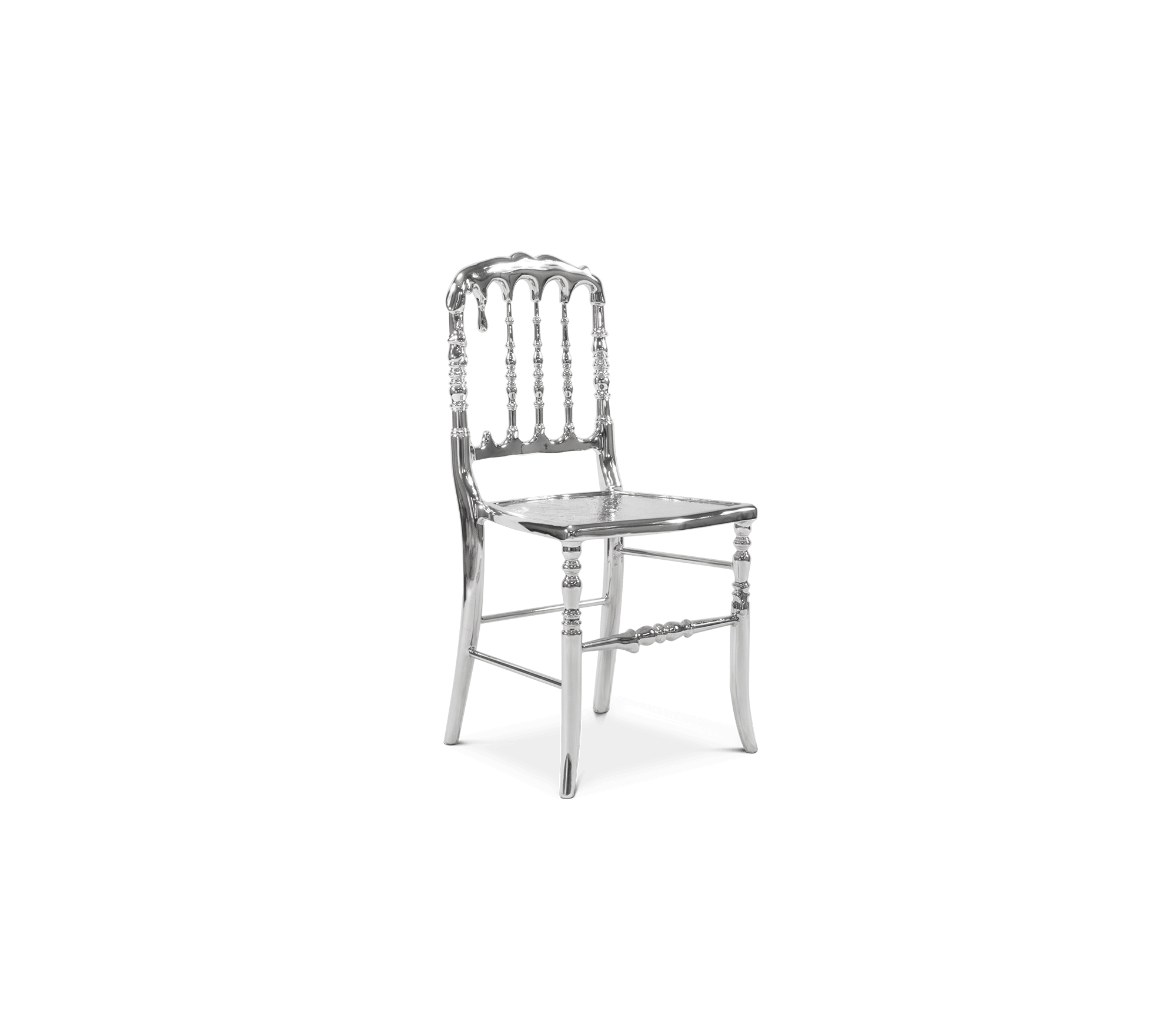 Emporium Silver Surrealist Cast Aluminium Luxury Chair