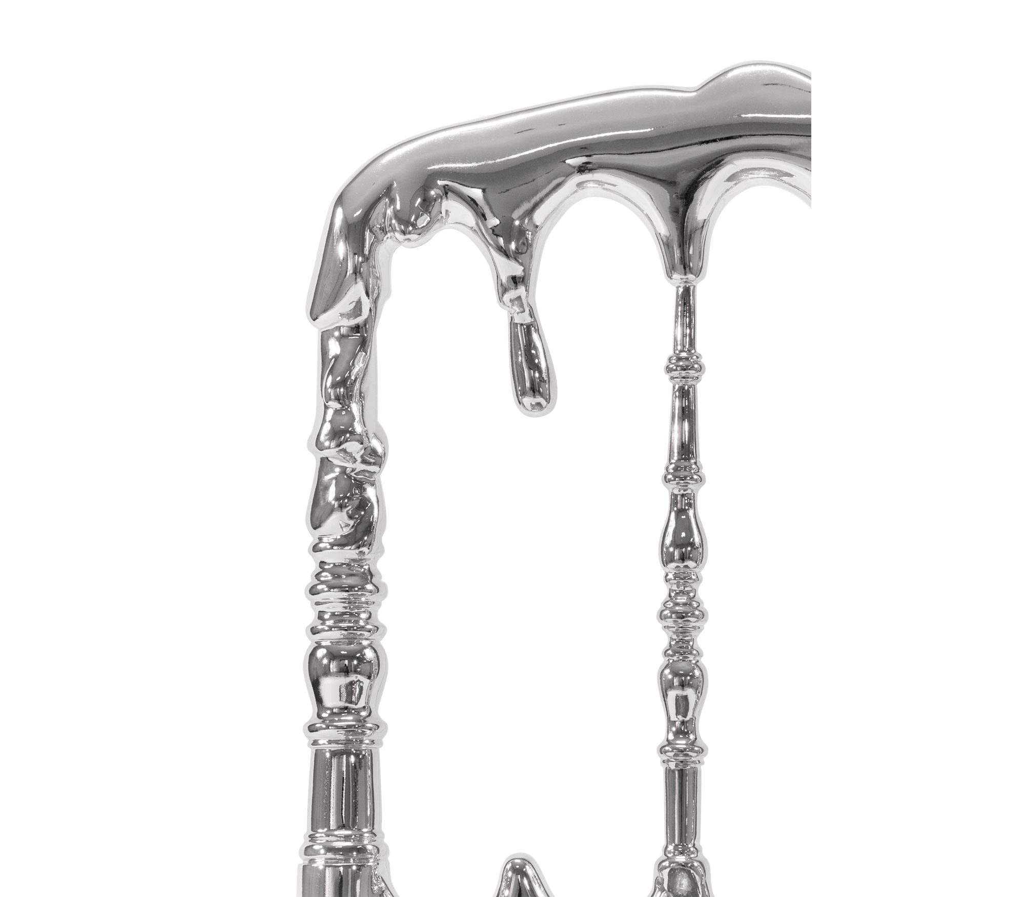 Emporium Silver Surrealist Cast Aluminium Luxury Chair