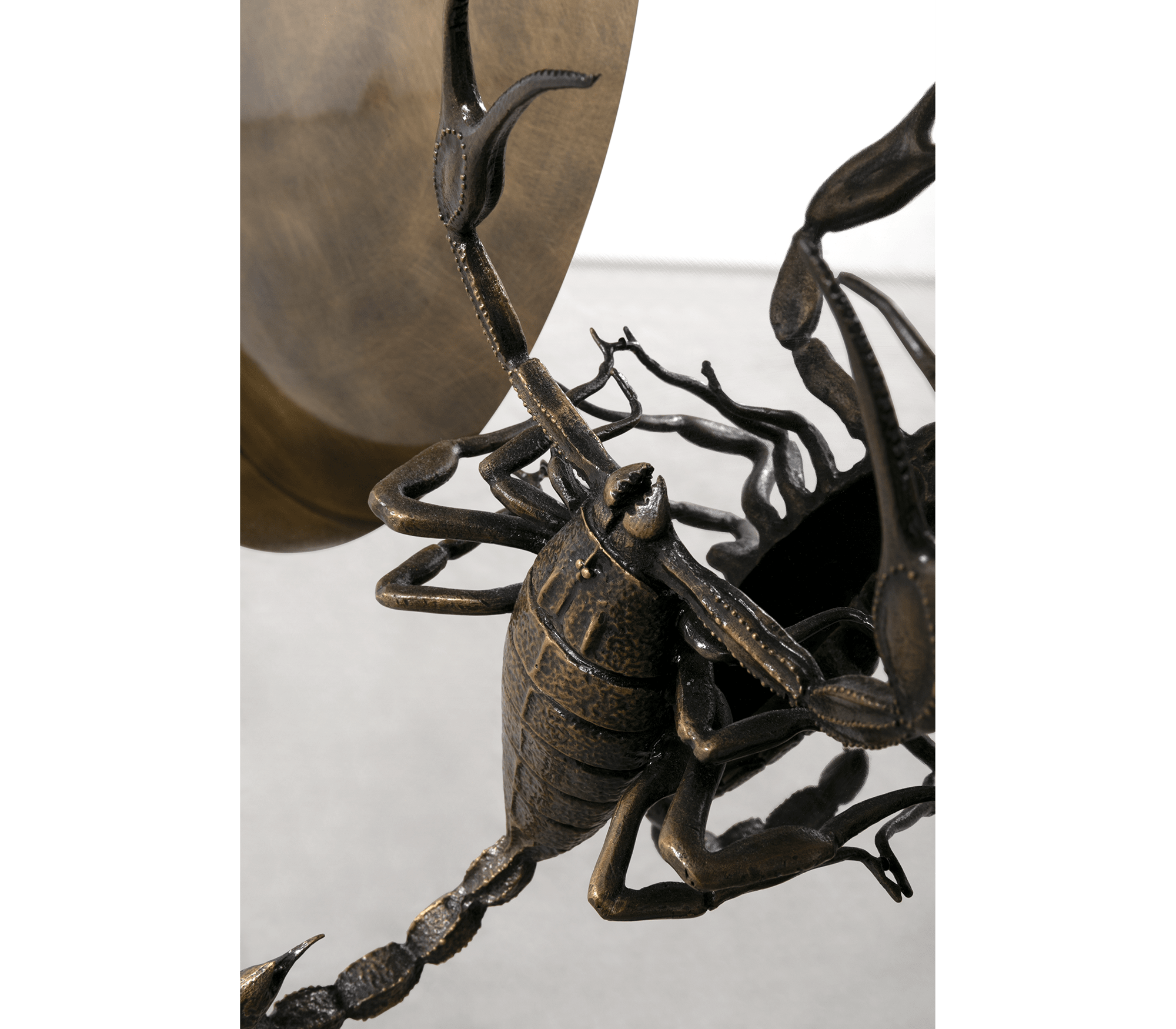 Metamorphosis Consoles Patina Brass Sculptural Entryways Cabinet Table