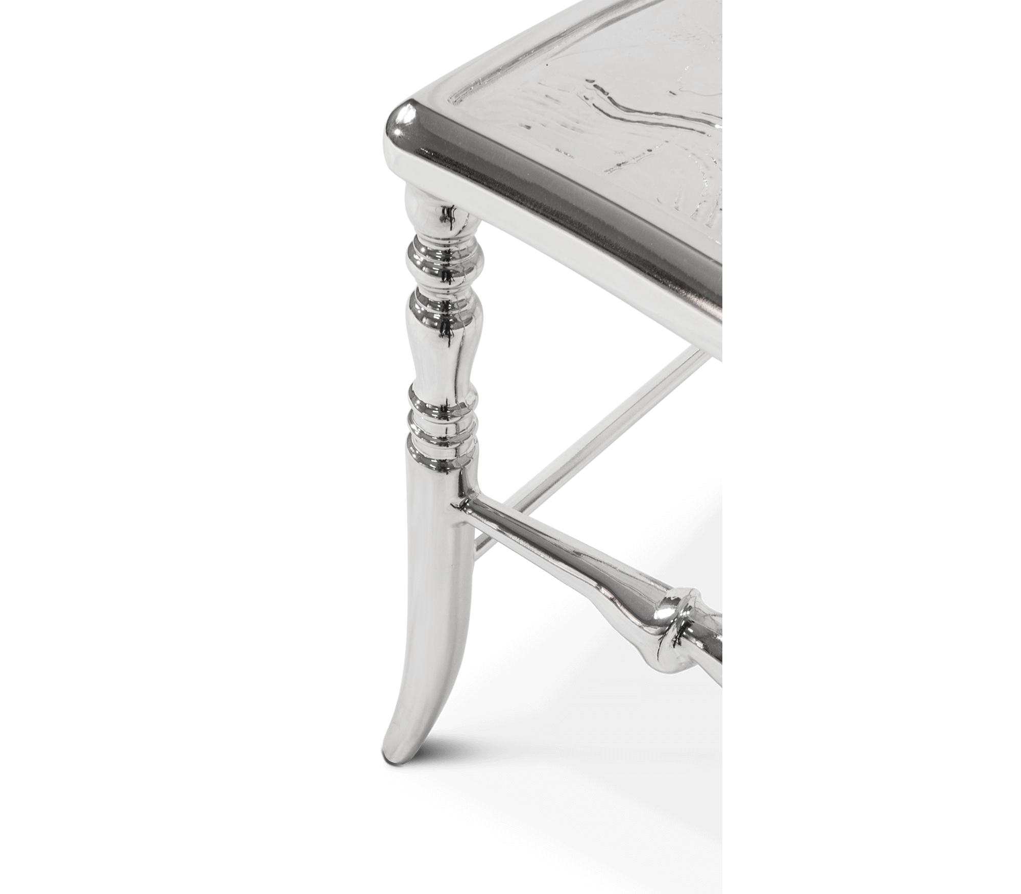 Emporium Silver Surrealist Cast Aluminium Luxury Chair