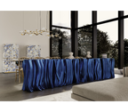 Monochrome Consoles Fluid Sculptural Resin Entryways Cabinet Table
