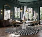 Nº11  Surrealist Polished Gold Cast Brass Dining Chair