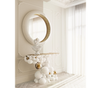 Newton Consoles Azulejo Sculptural Entryways Cabinet Table