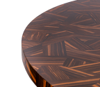 Patch Marquetry Round Dining Table