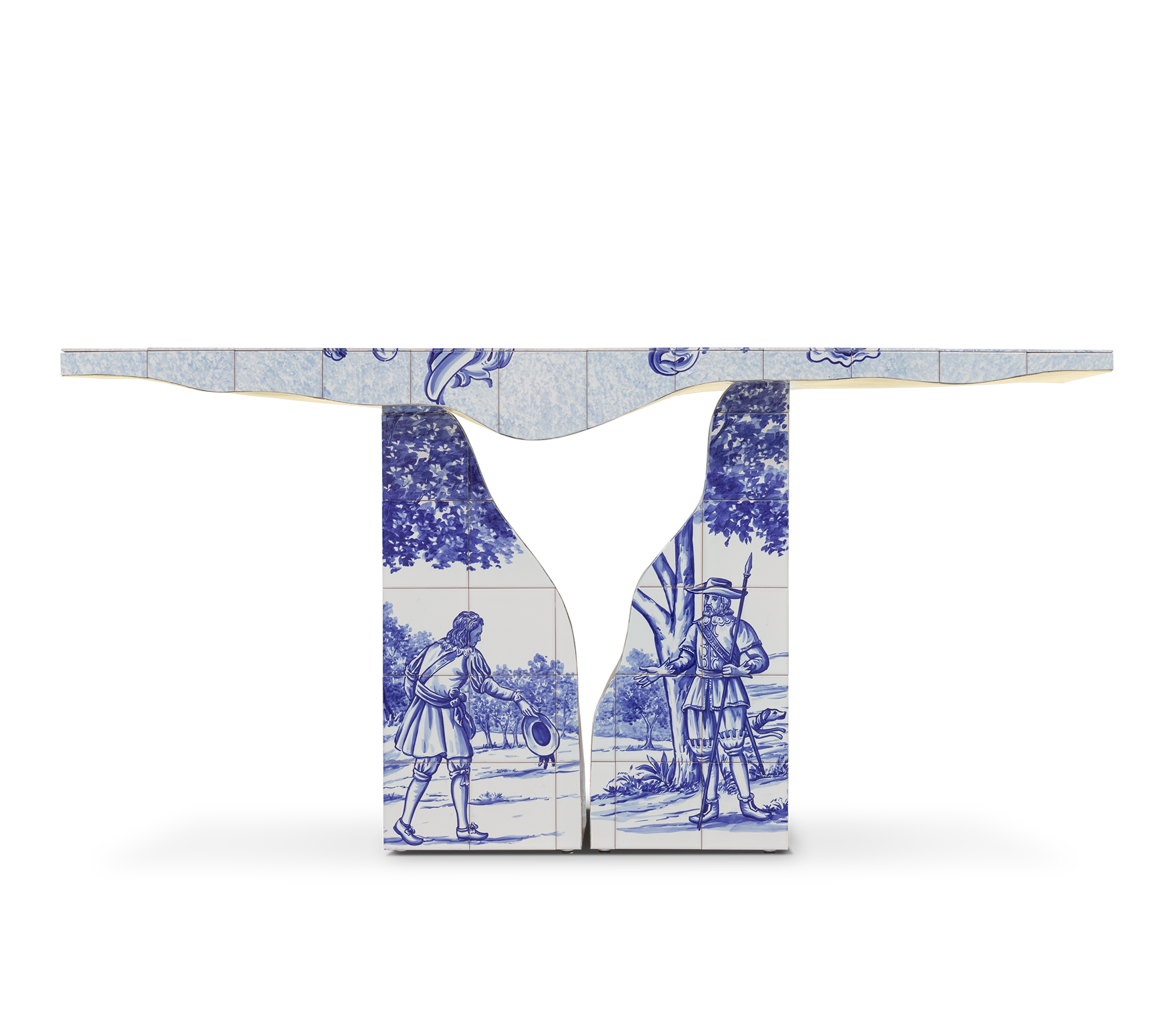 Lapiaz Consoles Azulejo Karst Sculpture Entryways Cabinet Table