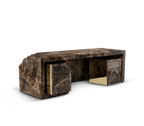 Lapiaz Karst Stone Marble Luxury Executive Desk