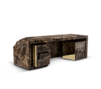 Lapiaz Karst Stone Marble Luxury Executive Desk