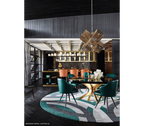 Patch Marquetry Round Dining Table