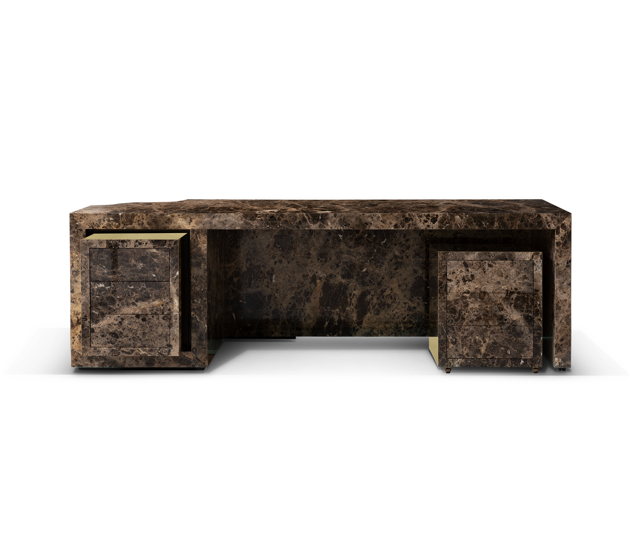 Lapiaz Karst Stone Marble Luxury Executive Desk