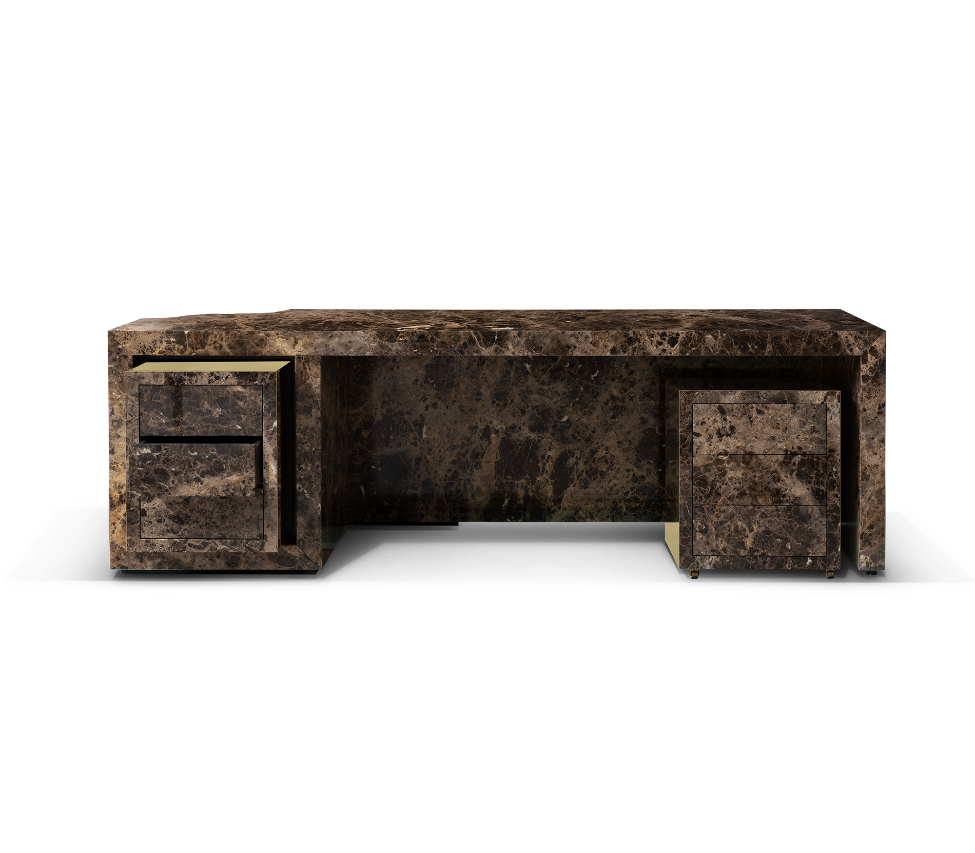 Lapiaz Karst Stone Marble Luxury Executive Desk