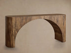 San Rafael Entrance Console Table Wood Hallway Entryway Table Artistic Style