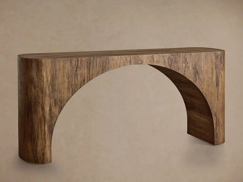 San Rafael Entrance Console Table Wood Hallway Entryway Table Artistic Style