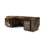 Lapiaz Karst Stone Marble Luxury Executive Desk