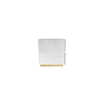 Lapiaz Cracked Stone Mirrored Luxury Nightstand