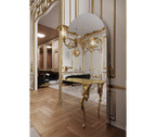 Lumiere Consoles Victorian Cast Brass Mirror Entryways Cabinet Table