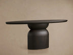 Handcrafted Perth Entryway Console Table Solid Wood Soft  Rounded Edges Hallway Entrance Table