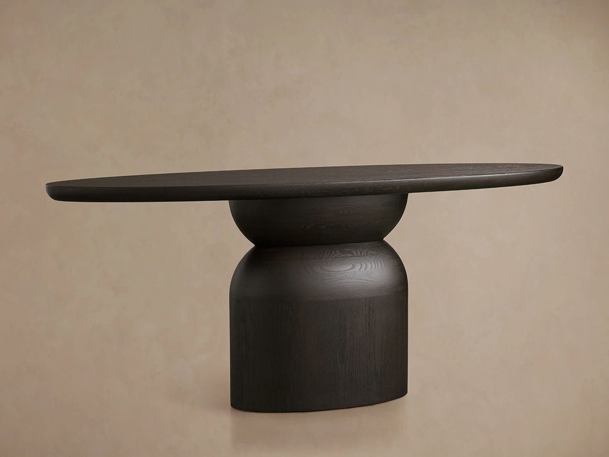 Handcrafted Perth Entryway Console Table Solid Wood Soft  Rounded Edges Hallway Entrance Table