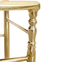 Emporium Gold Surrealist Cast Aluminium Sculpture Dining Chair