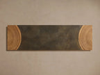Acacius Wood & Steel Entrance Console Table Distressed Wallway Entrance Table