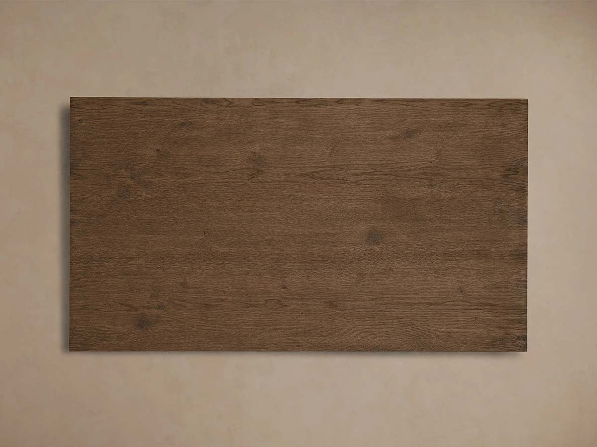 Felton Rectangular Coffee Table Solid Oak Cocktail Table Minimalist Rural Style Living Room Center Tea Table
