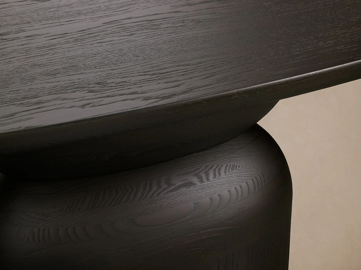 Handcrafted Perth Entryway Console Table Solid Wood Soft  Rounded Edges Hallway Entrance Table
