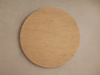 Felton Round Coffee Table Solid Oak Wood Center Tea Table Minimalist Rural Style