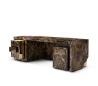 Lapiaz Karst Stone Marble Luxury Executive Desk