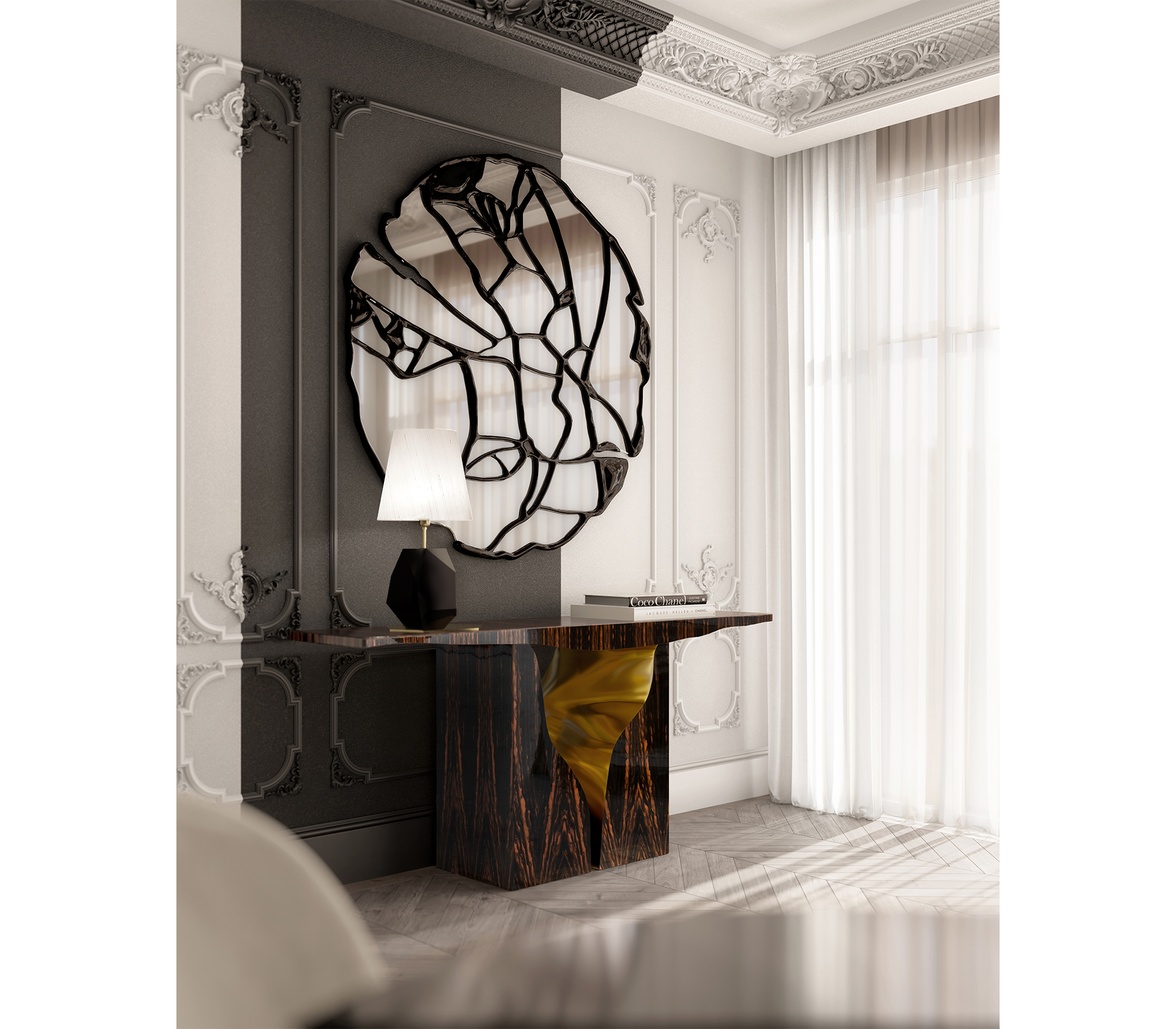 Lapiaz Consoles Azulejo Karst Sculpture Entryways Cabinet Table