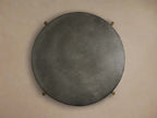 Donovan Coffee Table Cast Aluminum Metal Top Round Living Room Center Tea Table