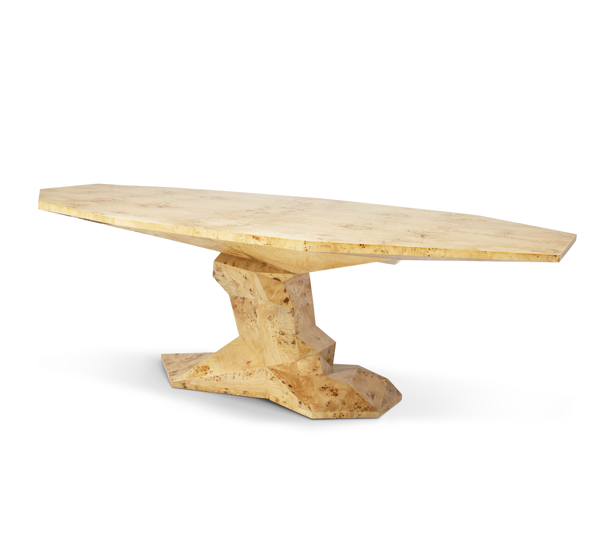 Bonsai Dining Table with Minimalism & Personalized Faceted Dining Table