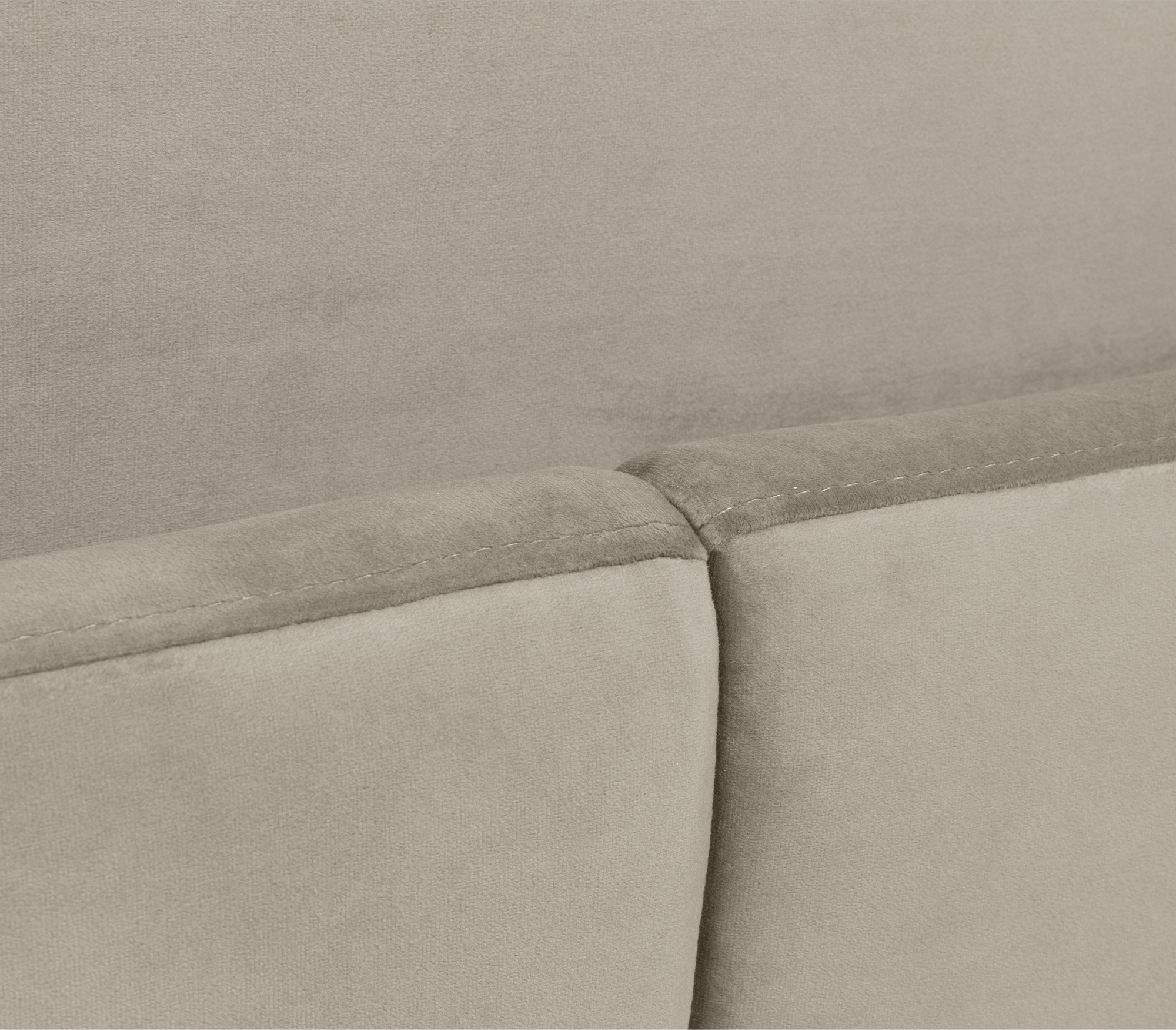 Odette Curved Velvet Polished Brass Luxury King Bed