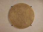 Donovan Coffee Table Cast Aluminum Metal Top Round Living Room Center Tea Table