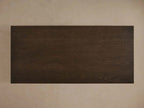 Sullivan Rectangle Waterfall Coffee Table with Solid Oak Wood  Center Tea Table Rural Style Cocktail Table