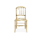 Emporium Gold Surrealist Cast Aluminium Sculpture Dining Chair