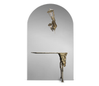 Lumiere Consoles Victorian Cast Brass Mirror Entryways Cabinet Table