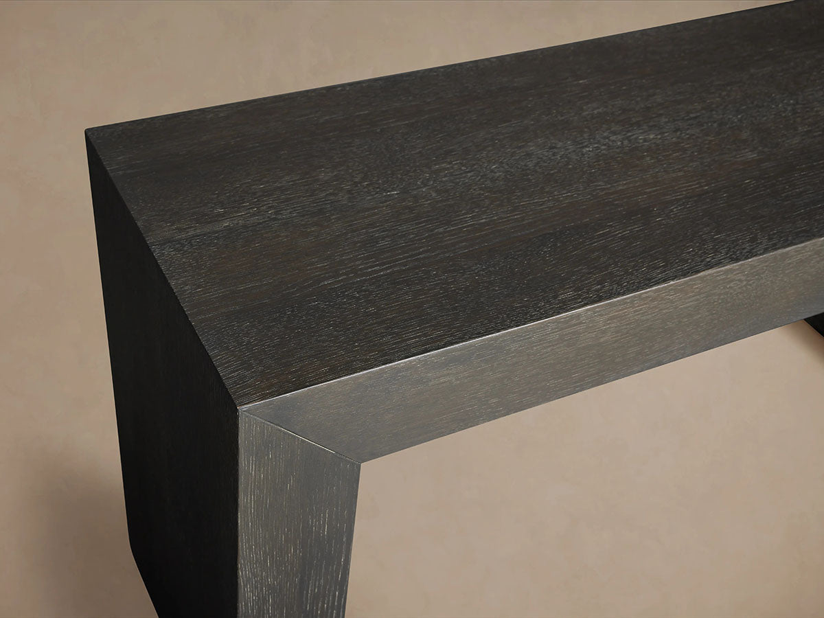 Sullivan Oak Wood Rural Entrance Console Table Rural Style Hallway Entryway Table